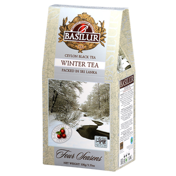Basilur WINTER TEA herbata czarna ŻURAWINOWA rozgrzewająca - 100 g LIŚCI