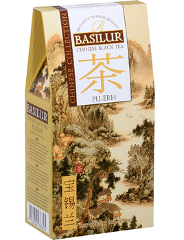 Basilur PU ERH czerwona herbata CHIŃSKA liściasta DYMNA i ZIEMISTA - 100 g