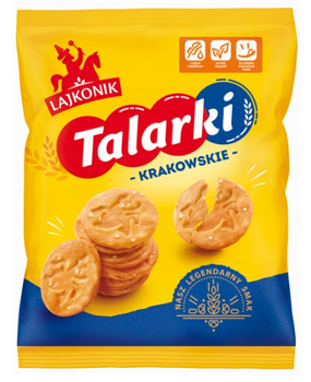 LAJKONIK Talarki Krakersy Słone Solone Z Solą krakowskie talarki 155g