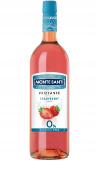 MONTE SANTI Frizzante Strawberry 0% wino bezalkoholowe