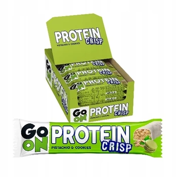  GO ON Baton proteinowy crisp pistacja 50g