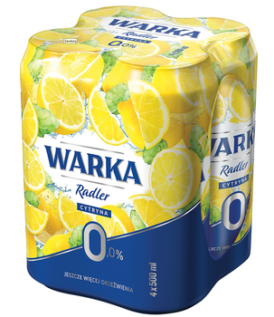 WARKA Radler CYTRYNA Piwo bezalkoholowe 4x500ml