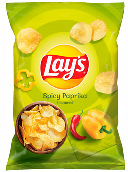 Lay's Chipsy ziemniaczane o smaku pikantnej papryki 130 g