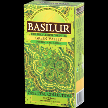 BASILUR Green Valley sasz. 25x1,5g herbata ekspresowa