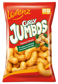 LORENZ CURLY JUMBOS Chrupki orzechowe kukurydziane orzeszki ziemne 100g