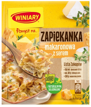 Winiary POMYSŁ NA ZAPIEKANKA MAKARONOWA Z SEREM 47g