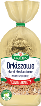 PŁATKI ORKISZOWE SZCZYTNO PEŁNOZIARNISTE 400G BŁYSKAWICZNE
