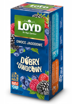 LOYD OWOCE JAGODOWE herbata owocowo ziołowa hot'n&cold 20 torebek