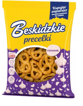 Beskidzkie Precelki O Smaku Czosnku