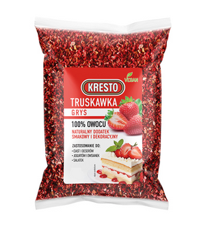 Liofilizowana truskawka grys do deserów i wypieków KRESTO 50g