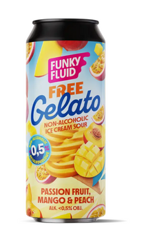 Piwo Free Gelato Passionfruit, Mango & Peach funky fluid 500ml