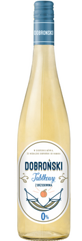 CYDR DOBROŃSKI JABŁKO BRZOSKWINIA Wino bezalkoholowe słodkie 750ml