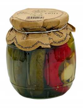 Ogórki z Chilli Konserwowe Domowe Nadwarciańskie Specjały 640g