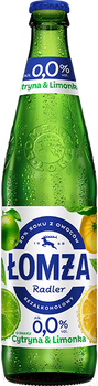 PIWO ŁOMŻA 0% CYTRYNA LIMONKA bbz 500ml