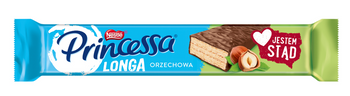 Princessa Longa Orzechowa baton wafelek 40g