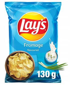 Lay's Lays Fromage Chipsy śmietankowy serek z ziołami 130g