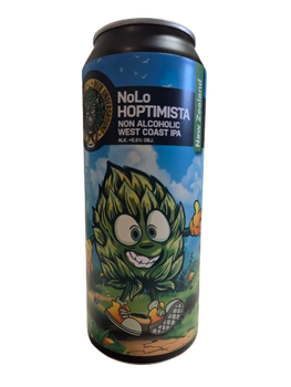 Piwo Hoptimista Piwne Podziemie Weast Coast IPA BEZALKOHOLOWE puszka 500 ml