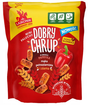 Lajkonik Dobry Chrup mini paluchy o smaku paprykowym 100g