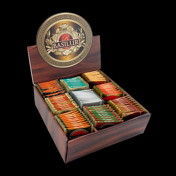 Zestaw herbat Basilur 9 SMAKÓW 90 szt. + herbaciarka na PREZENT ŚWIĄTECZNY