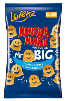 LORENZ Chrupki Prażynki Ziemniaczane Monster Munch Duszk MR BIG 90 G