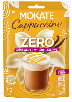 Napój Kawowy Kawa Cappuccino Mokate Wanilia Śmietanka 20g Bez Dodatku Cukru
